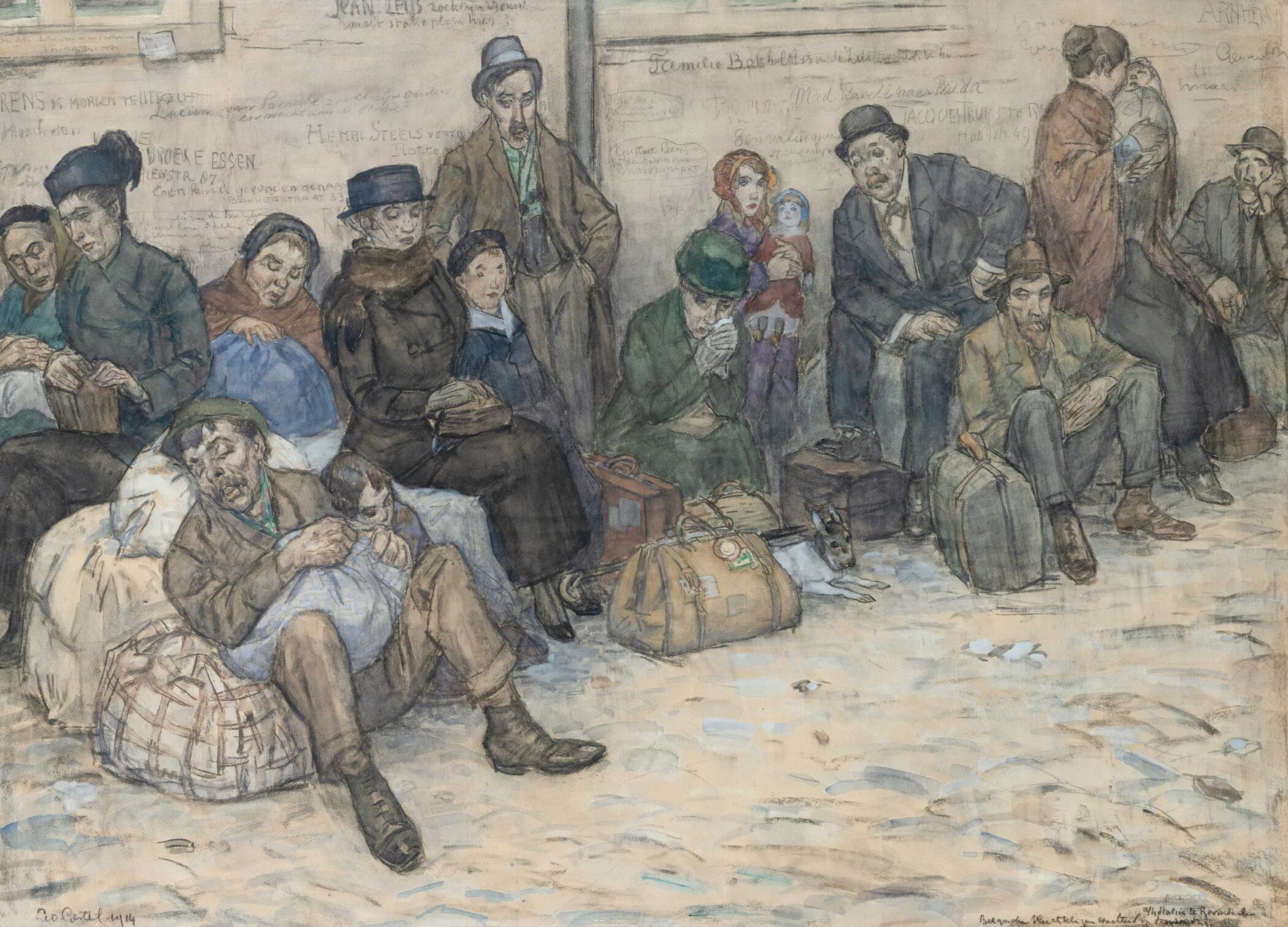 Nieuwe aanwinst: tekening van Leo Gestel