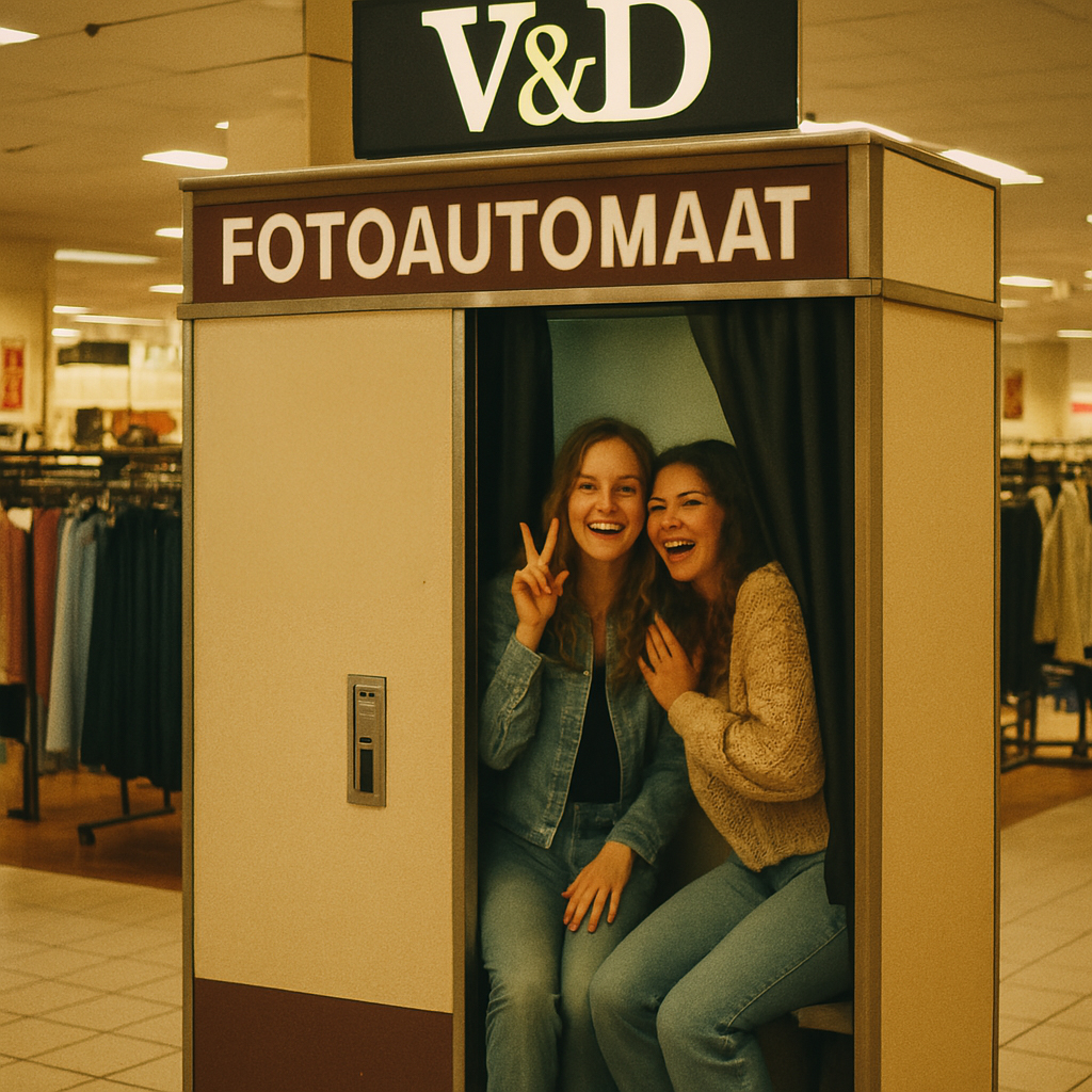 Het fotohokje van de V&D