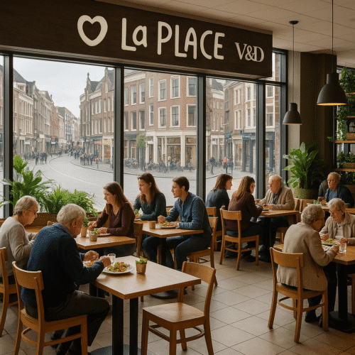 Potloden en Saucijzenbroodjes in de V&D