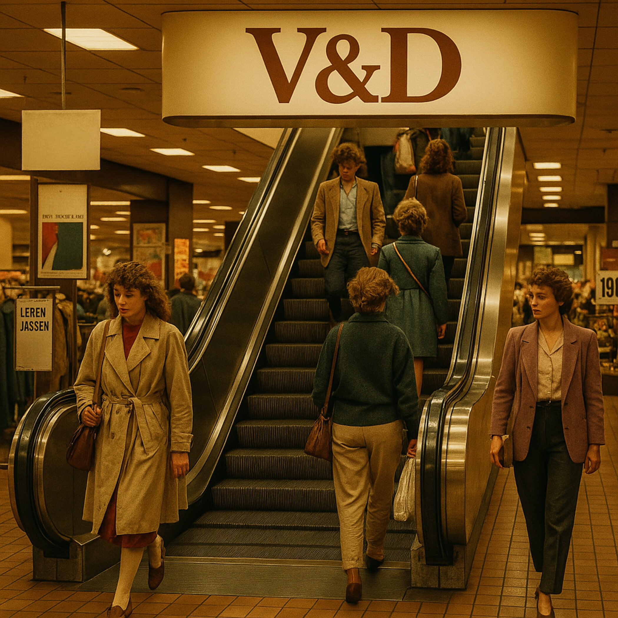 V&D: rijen tot aan de roltrap tijdens het prijzencircus