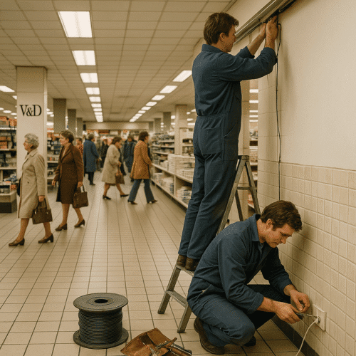 Telefoon aanleggen in nieuwbouw V&D