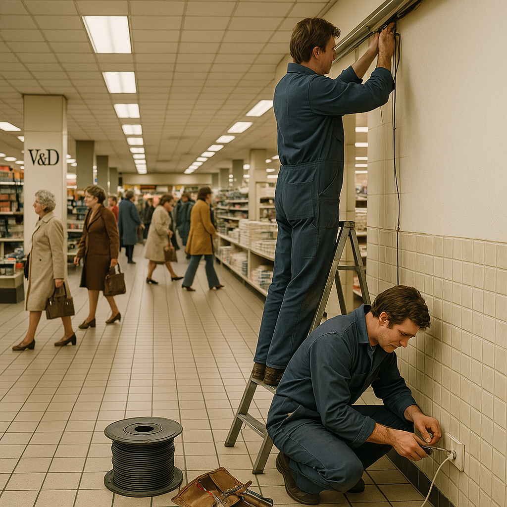 Telefoon aanleggen in nieuwbouw V&D
