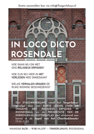 Atlaspresentatie en stadswandeling Roosendaals religieus erfgoed